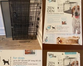 You & Me Zen Den 2-Door Training Crate for Dogs up to 60 lbs