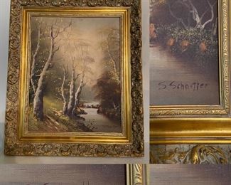 Signed Antique Framed Painting