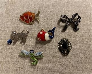 Vintage & Newer Brooches