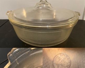 Antique Pyrex 1920’s Patent
Has a crack
