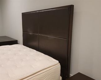 62"h x 62"w queen bed with Beautyrest mattress