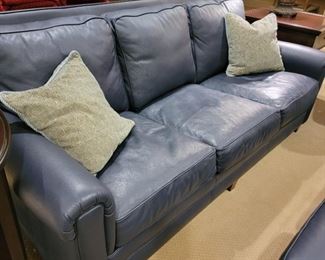 American Leather Sofa: 34 x 78 x 38"  $500