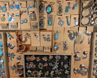 New Native American jewelry from some of the finest Navajo artists in New Mexico, all 50% off!