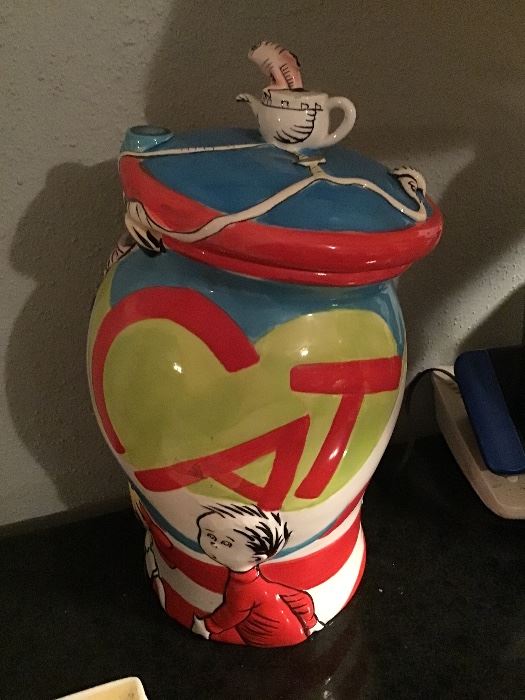 Cat in the Hat Cookie Jar - It can be used in a kitchen or movie room.
