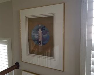 Set of 4 Erté framed prints, "The Four Emotions Suite"