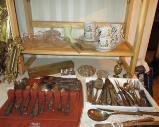 Silver plated flatware