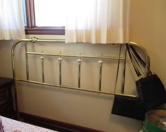 Brass bed frame