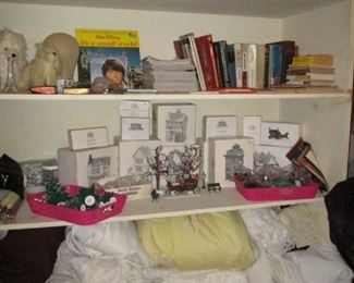 Christmas village & misc.