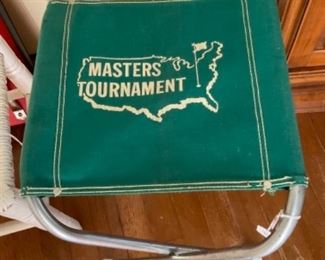 Masters golf stool - very vintage!
