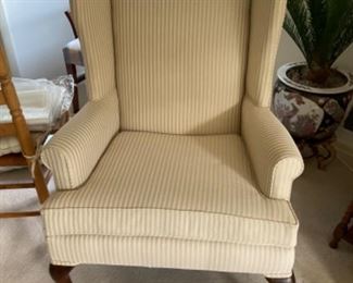 Wing back chair - immaculate condition