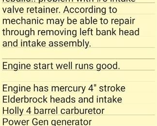 PARTS INFORMATION FOR 1945 FORD PICK-UP