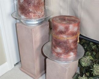 TALL AUSTIN SCULPTURES CANDLE HOLDERS 