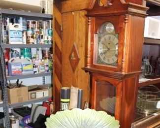 GRANDMOTHER CLOCK, VINTAGE WARDROBE