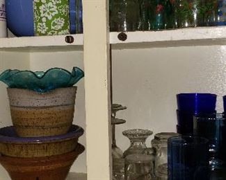 Assortment of glassware