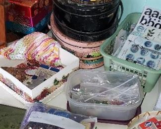 Junk jewelry and tins