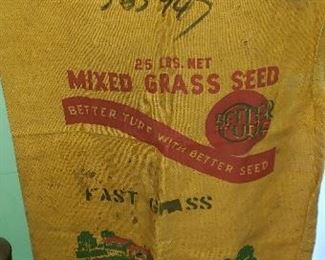 Vintage seed bag