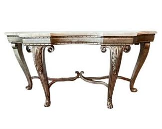 Lot 002
Italian Marble Top Console Table