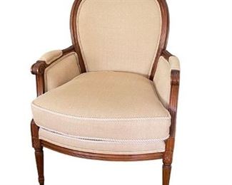 Lot 008
Wesley Hall, "Lela" Upholstered Arm Chair