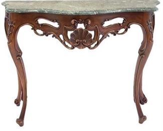 Lot 022
Rococo Style Marble Top Console Table