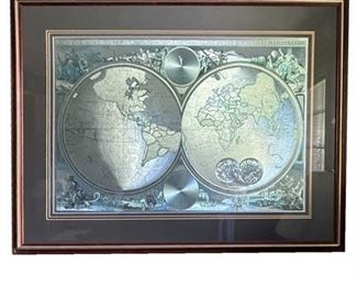 Lot 042
Bombay Company Double Hemisphere World Globe Map