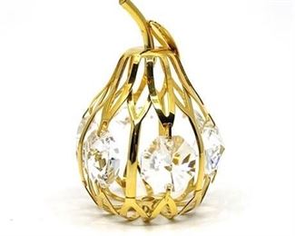 Lot 075
Swarovski Crystal Element Pear Figurine