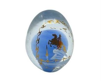 Lot 083
Vintage Hand Blown Crystal Russian Egg