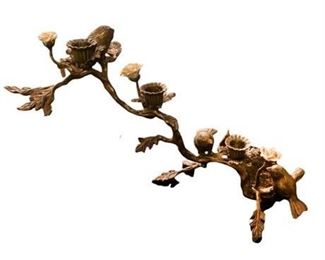 Lot 392
Vintage Brass Branch Candelabra