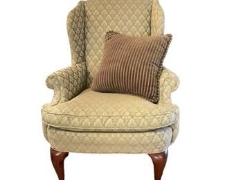 Lot 360-
Wesley Hall Queen Anne Arm Chair