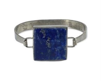 Lot 111
Vintage Sterling 925 Lapus Lazuli Bracelet