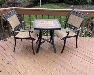 Lot 188
French Style Tile Top Bistro Set
