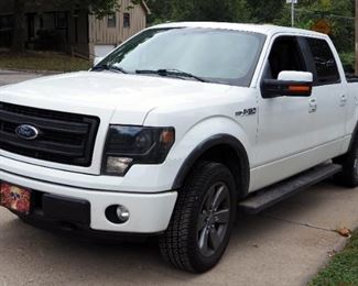 2014 Ford King Ranch F-150 Pickup Truck, VIN # 1FTFW1EF6EKE31725, Mileage On Odometer 58,046