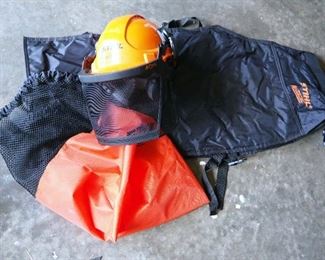 Stihl Arborist Safety Equipment Including Helmet, Safety Glases, Chaps And Bag