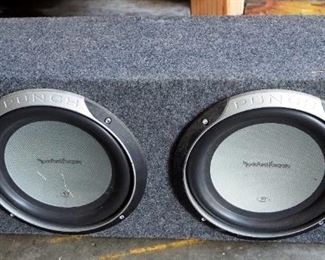Rockford Fosgate 10" Speakers, In Box, 12" x 27" x 12"