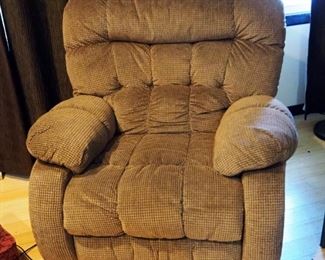 Over Sized Upholstered Rocking Recliner