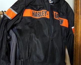 Swiss Tech Jacket, Size XL, And Harley Davidson Riding Jacket, Size XL