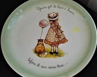 You've got to have a dream...before it can come true plate
