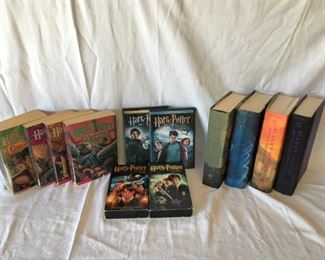 Harry Potter Hardcover Books, Softcover Books, DVDs, VHS