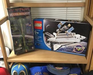 Lego space shuttle discovery!
We were told it is all there.