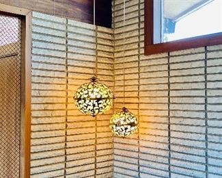 Mid century light fixture 