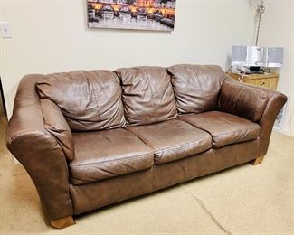 Leather sofa