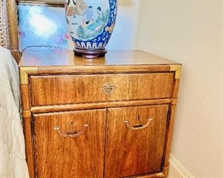 Drexel Accolade Campaign bedside chest