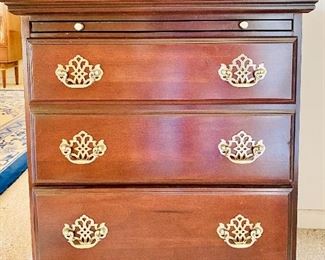 Kincaid bedside chest with tea slide