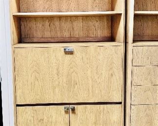 Drexel bookcase with fall front desk