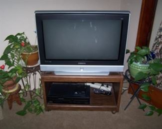 OLDER TV , OLDER ELECTRONICS & STAND