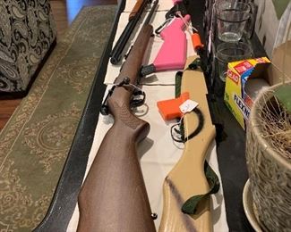 22 Caliber Rifle and 3 BB guns