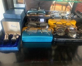 High end collected glasses. 