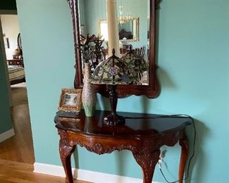 Hall Table & Wall Mirror