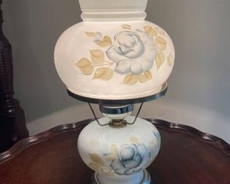 Hurricane Style Table Lamp