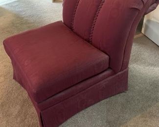 Sleigh Style Sitting Chair