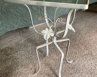 Glass Top Side Table